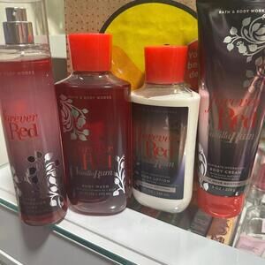 Bath and Body Forever Red